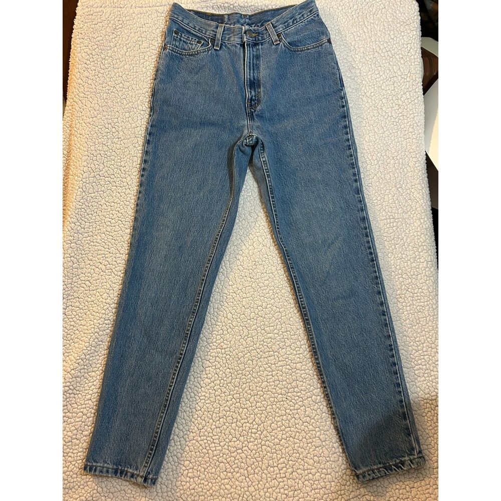 90s Vintage Levis 512 Slim Fit Tapered Leg High Waisted Mom Jeans Made in USA